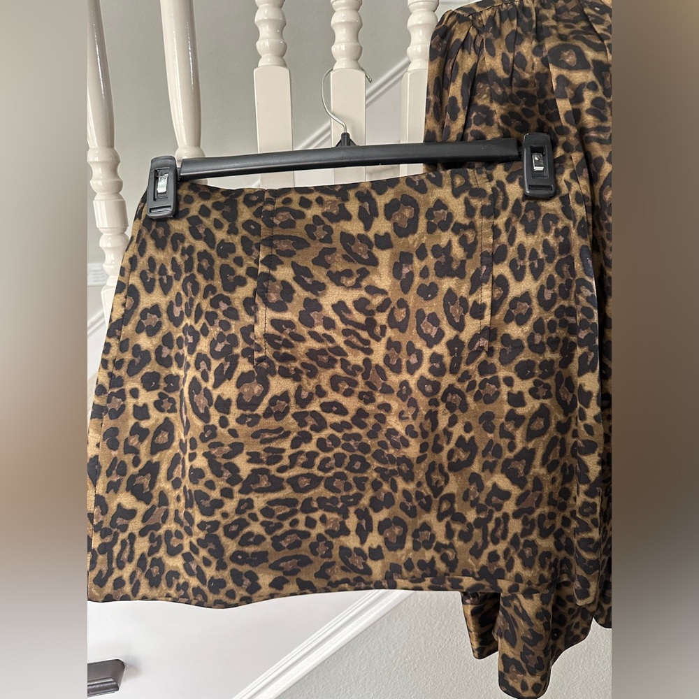 Zara Leopard Print Blouse and Skirt Set - Picture 8 of 8